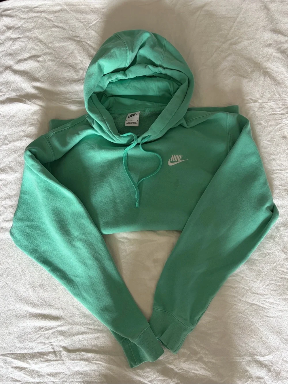 Nike Seafoam Green Hooded Sweatshirt